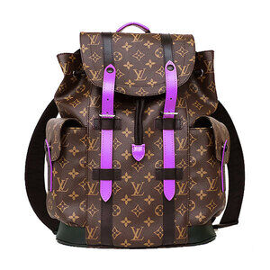 Louis Vuitton Brown VIolet Christopher Macassar Monogram Purple Backpack
